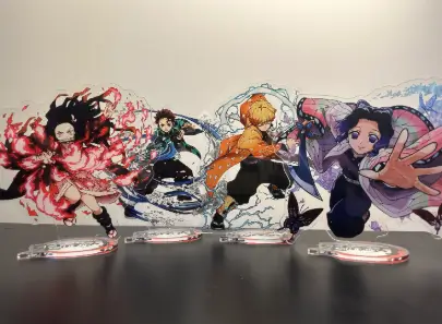 Custom Acrylic Standees for Anime Fans, Gamers, and Artists