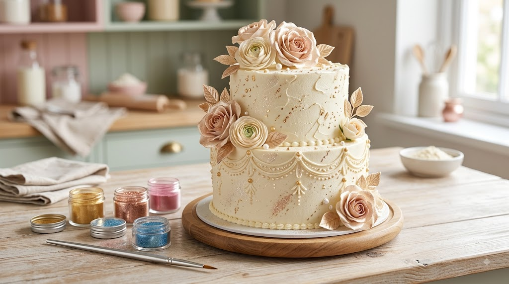 The Complete Guide to Luster Dust, Edible Glitter, and Cake Decoration