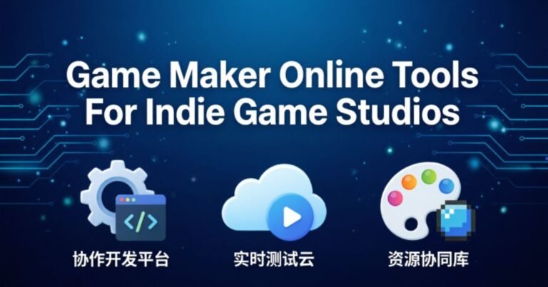 Game Maker Online Tools For Indie Game Studios